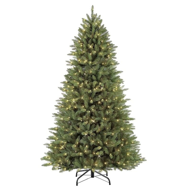 Puleo International 7.5 ft. Slim Fraser Fir Christmas Tree