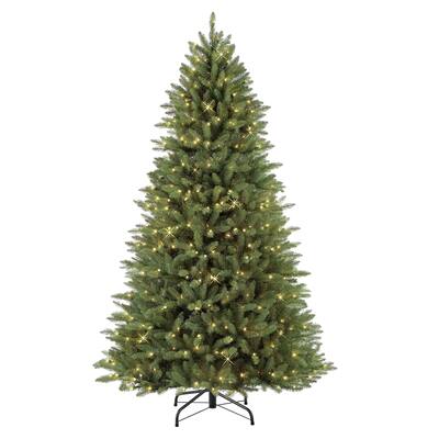 Puleo International 7.5 ft. Slim Fraser Fir Christmas Tree
