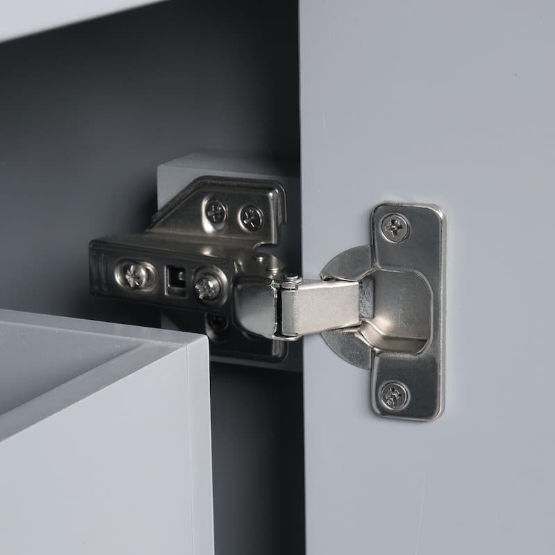 30" Bathroom Vanity with Sink, Multi-functional Cabinet with Doors and Drawers