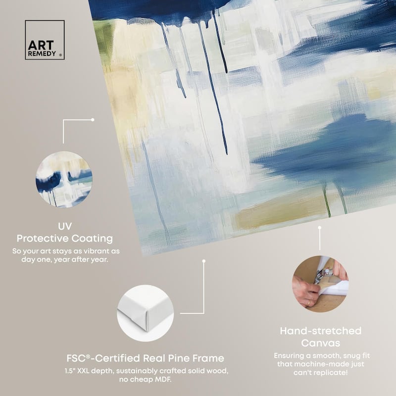Kairos I Canvas Set of 2 by Art Remedy, Gallery Wrapped