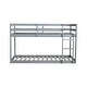 preview thumbnail 40 of 38, Solid Wooden , Solid Rubber Wooden Twin over Twin Loft Bed with Ladder ,Upper and Bottom Bed Platforms