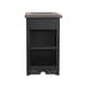 preview thumbnail 5 of 6, Signature Design by Ashley Tyler Creek Grayish Brown/Black Chairside End Table