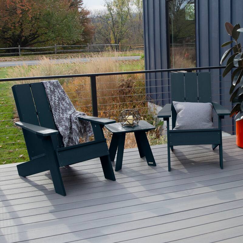 HIGHWOOD 3-piece Adirondack Chairs and Side Table Set