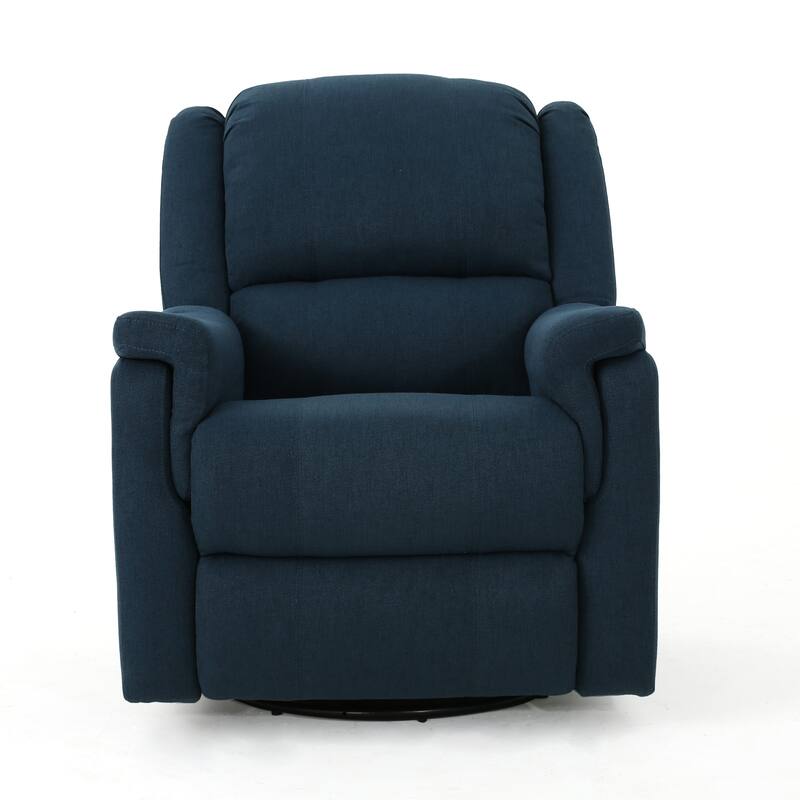 Glider Recliner With Swivel, Contemporary Chair with Upholstery