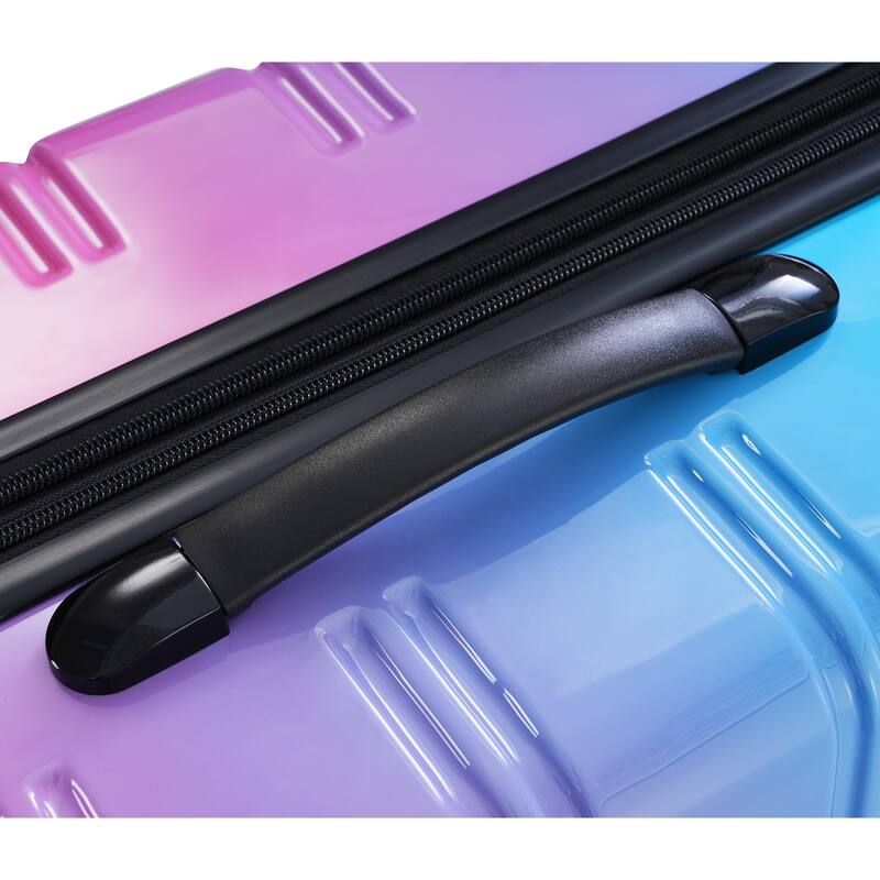 Hardshell Luggage Sets, 3 Piece Gradient Color Expandable Suitcase, with Spinner Wheels and TSA Lock Lightweight 20" 24" 28"