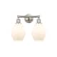 Option Brushed Satin Nickel / Cased Matte White