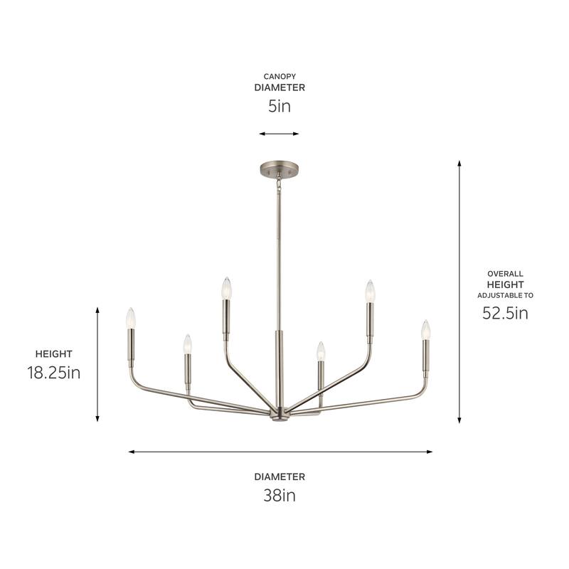Kichler Lighting Madden Candle Chandelier