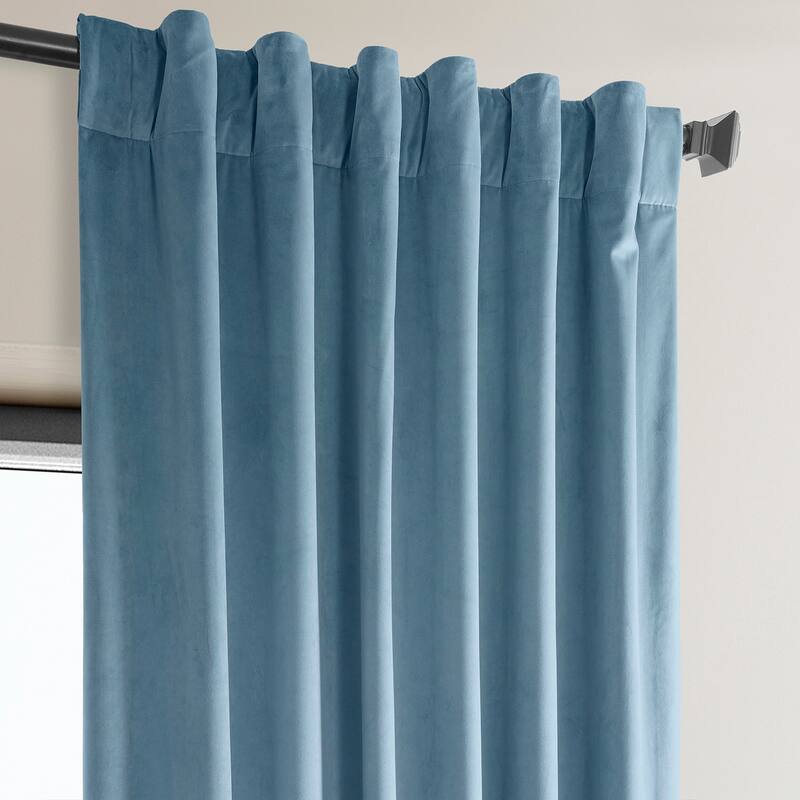 Exclusive Fabrics Heritage Plush Velvet Curtain (1 Panel)