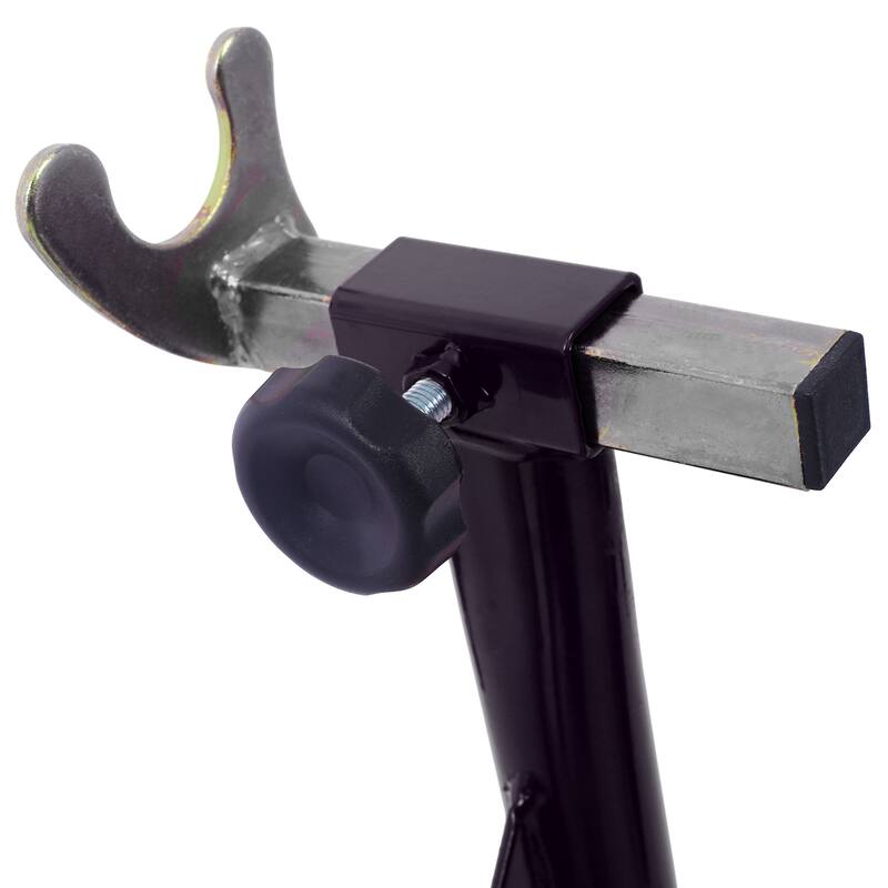 Motorcycle Stand 1000LB Sport Bike Front and Rear Wheel Lift Swingarm Paddock Stands Black U