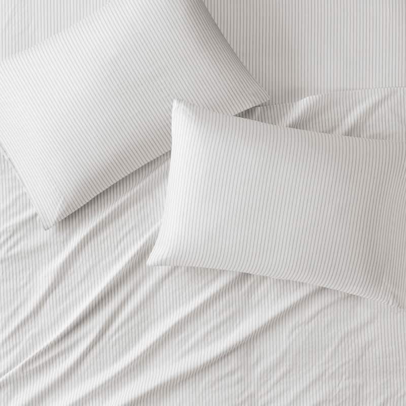 Madison Park Essentials 200 Thread Count Printed Cotton Sheet Set