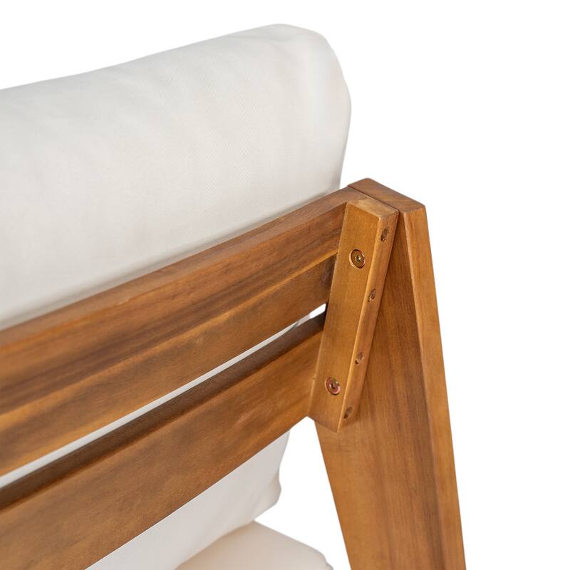 Christopher Knight Home-Rawson Acacia Wood Outdoor Chat Set