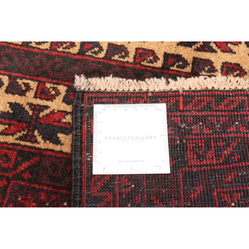 ECARPETGALLERY Hand-knotted Teimani Light Brown Wool Rug - 2'9 x 4'7