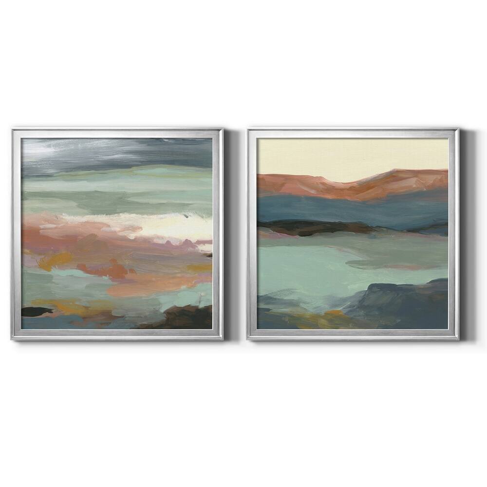 Ocean Bluffs-Premium Framed Canvas - Ready to Hang - Multi-Color