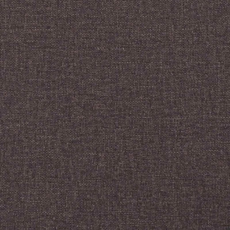 vidaXL Massage Recliner Dark Brown Fabric - 29.1" x 39" x 40.2"