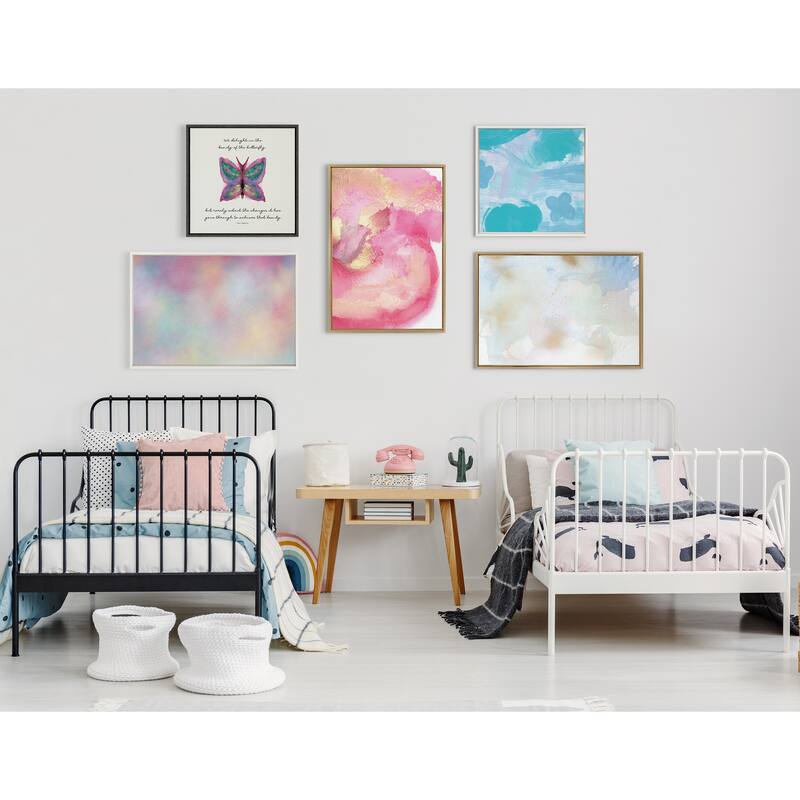 Kate and Laurel Sylvie Growth Framed Canvas by Mentoring Positives