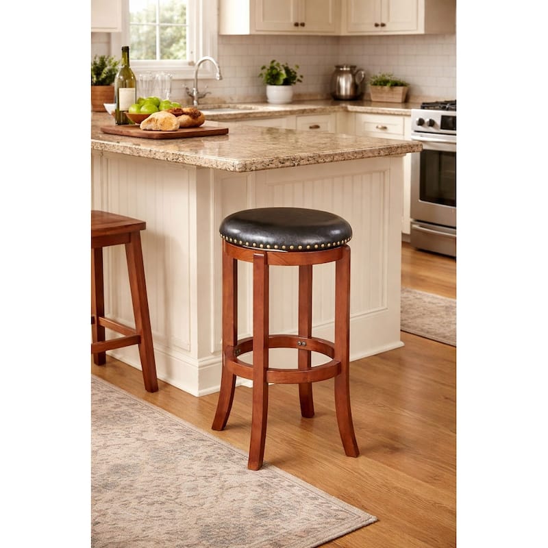 Cordova Bar Height Backless Swivel Stool