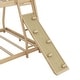preview thumbnail 21 of 27, Kid Friendly Twin over Queen House Bunk Bed with Climbing Nets & Ramp