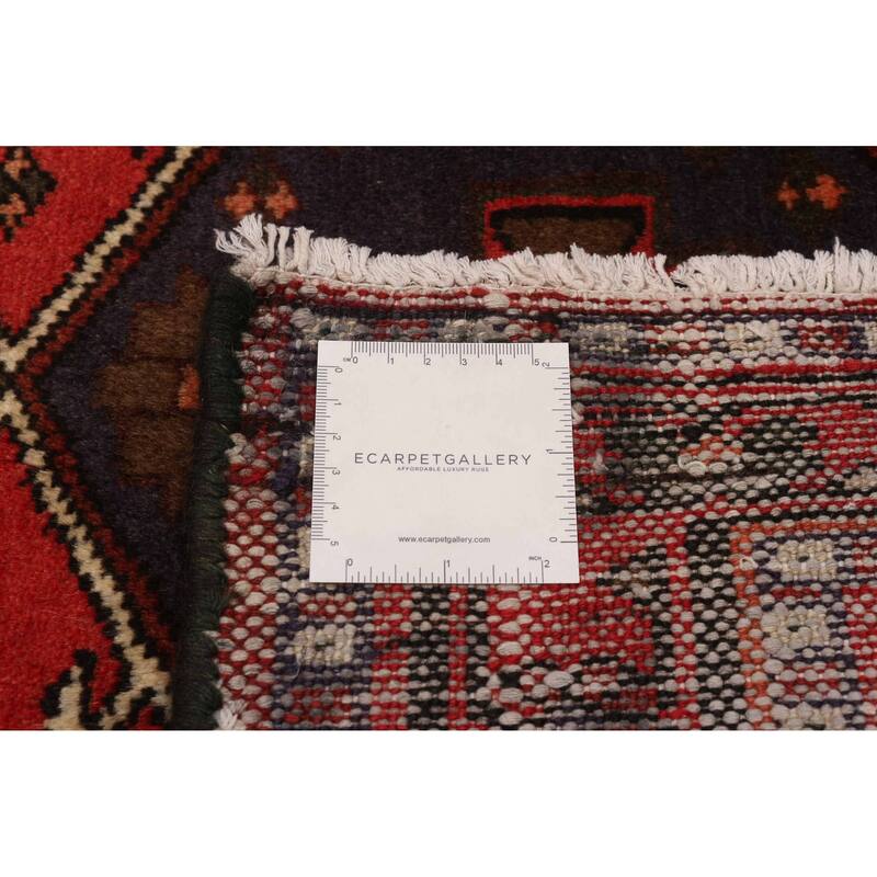 ECARPETGALLERY Hand-knotted Andelz Red Wool Rug - 3'3 x 4'4