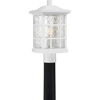 Stonington 1-Light Outdoor Post Mount in Matte White