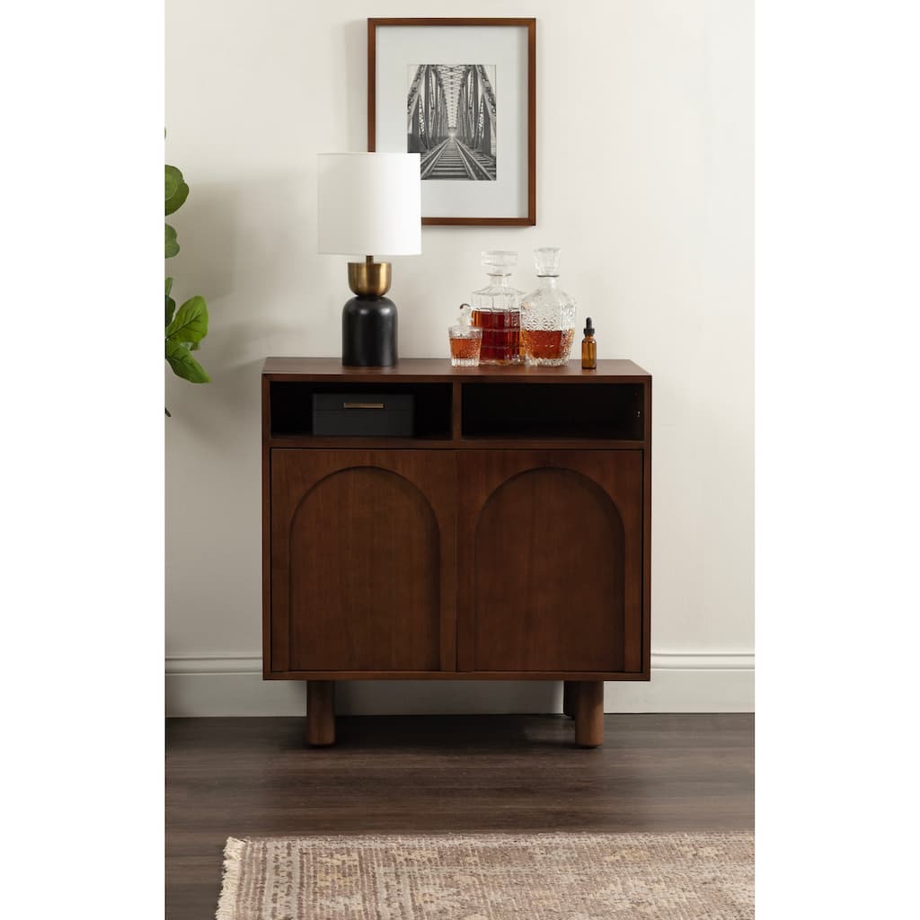 Kate and Laurel Cabernel Floor Cabinet - 30x15x30