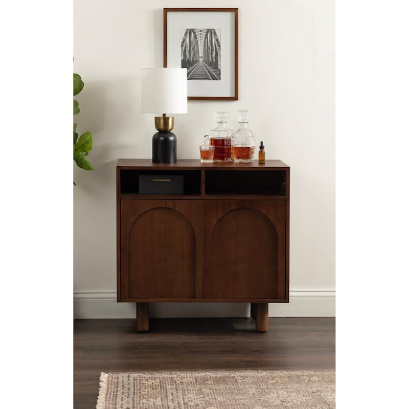 Kate and Laurel Cabernel Floor Cabinet - 30x15x30