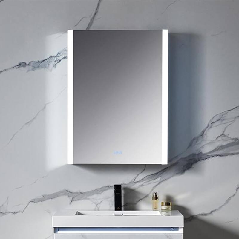Blossom LED Lighted Medicine Cabinet with Mirror - 24x32 L