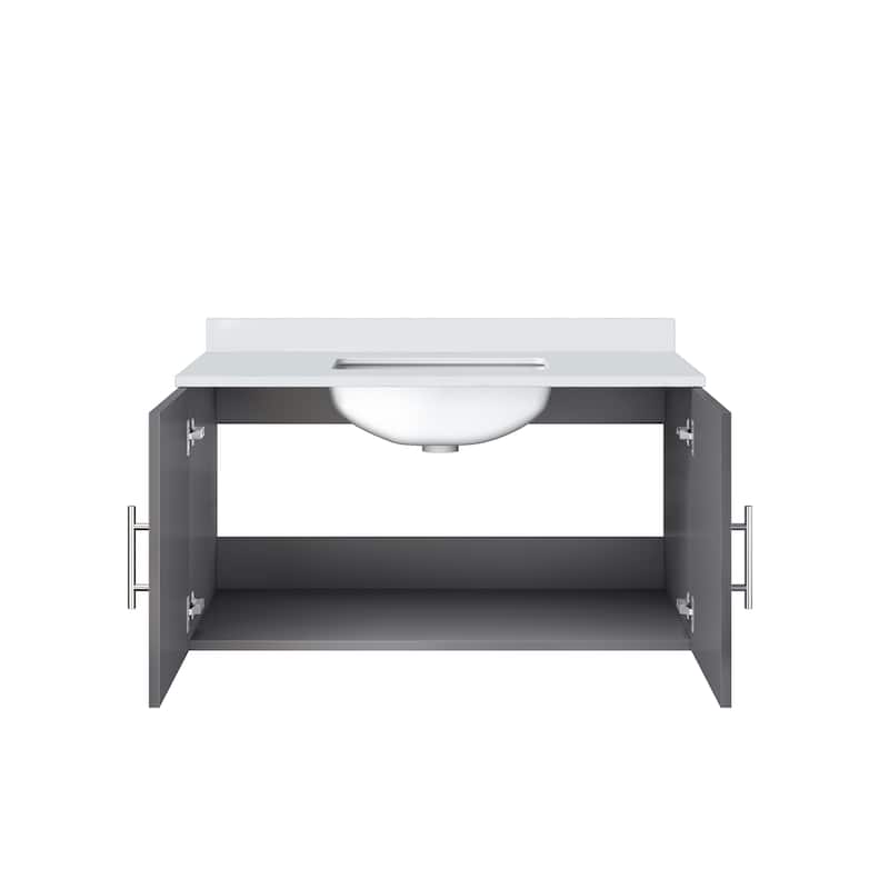 Geneva Bath Vanity with Quartz Top & Sink