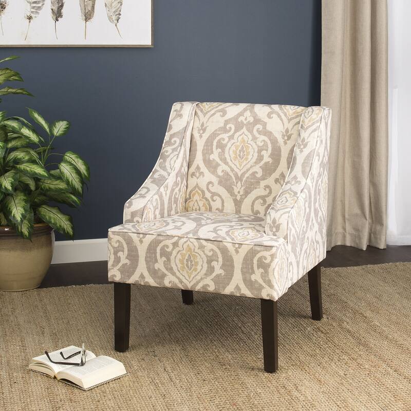 Porch & Den Lyric Swoop Arm Accent Chair