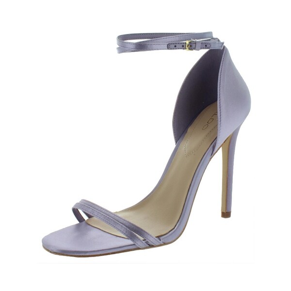 satin strappy sandals