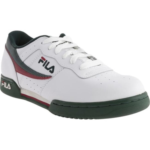Shop Fila Men&#39;s Original Fitness 11F16LT Sneaker White/Black/Fila Red - On Sale - Free Shipping ...