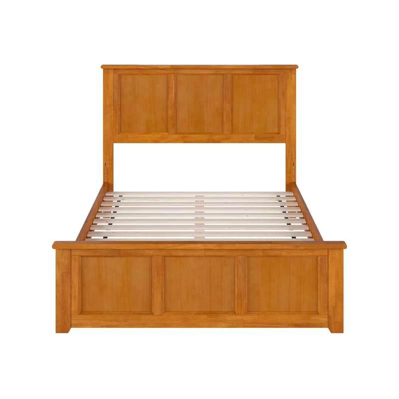 Madison Wood Low Profile Platform Bed with Matching Footboard