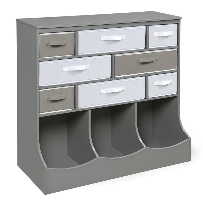 Storage Station with Eight Baskets and Three Bins