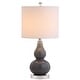 preview thumbnail 5 of 81, Anya 20.5" Mini Glass LED Table Lamp, Gray by JONATHAN Y