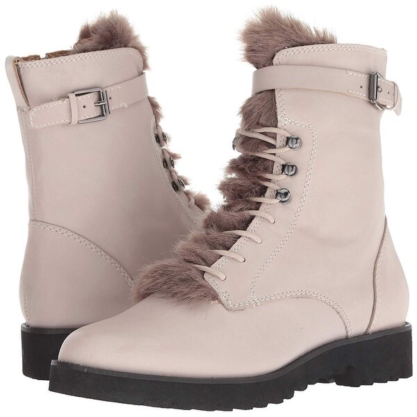 franco sarto canon leather combat boots