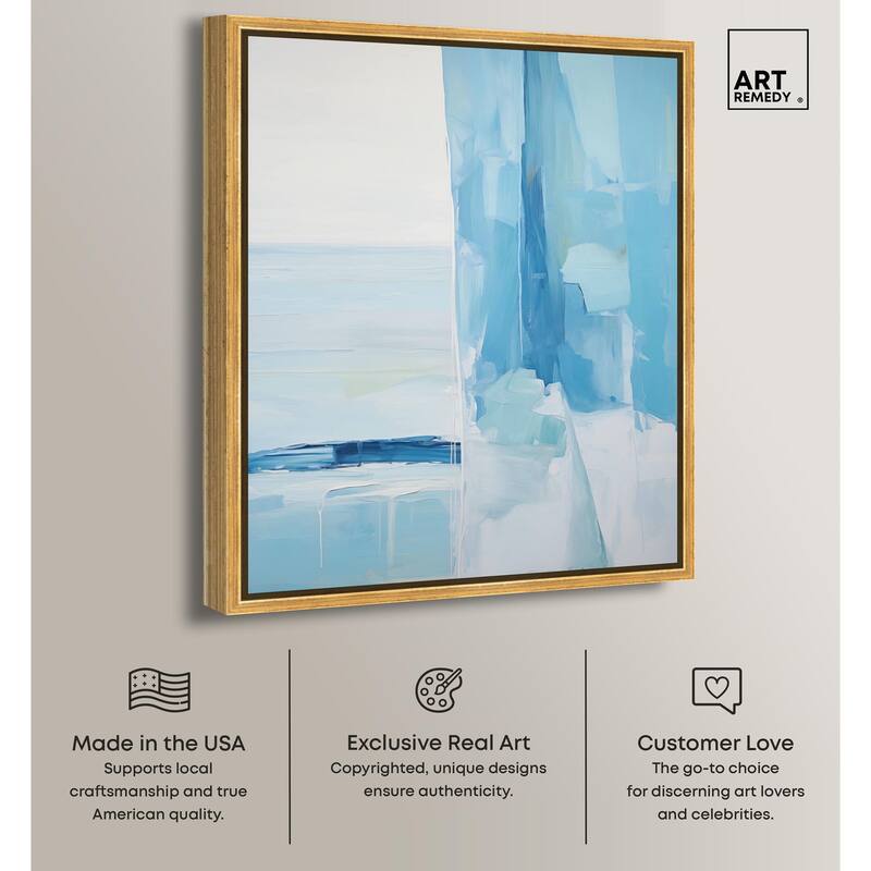 Seraphic Blues I Canvas by Art Remedy