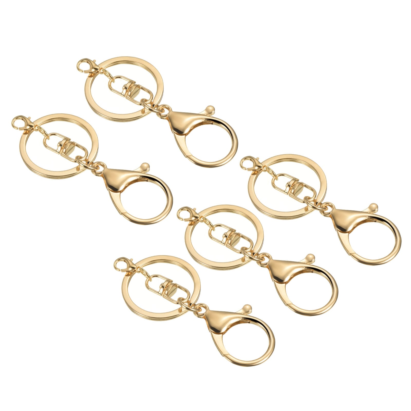 5pcs Key Chain for Keys, Lobster Claw Clasps Keychain for DIY, Gold - On  Sale - Bed Bath & Beyond - 36859894