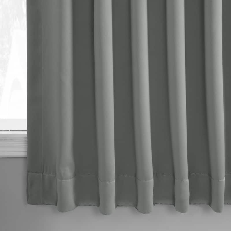 Exclusive Fabrics Room Darkening Curtain Panel Pair 63 inches (2 Panels) - 50 x 63