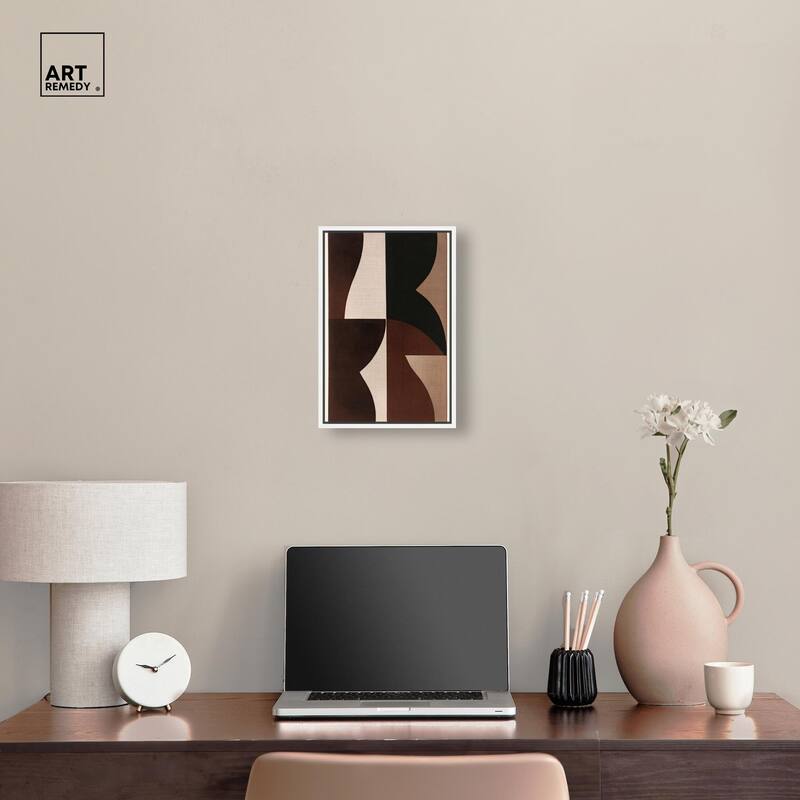 Quartet in Brown II Canvas by Art Remedy