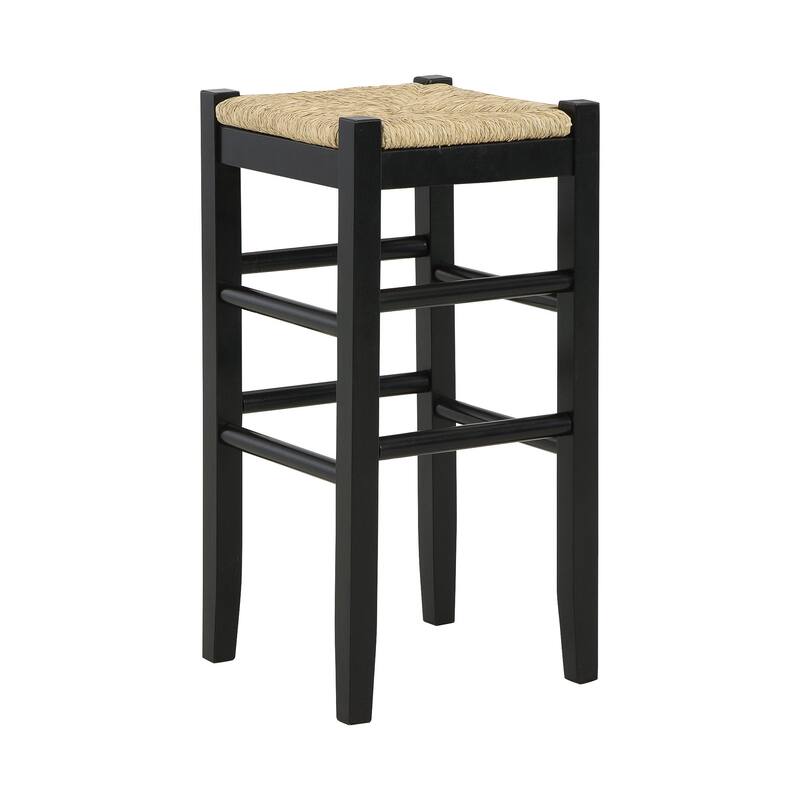 Ashley Furniture Mirimyn Black Tall Stool (Set of 2) - 15"W x 15"D x 36"H
