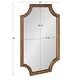 preview thumbnail 102 of 134, Kate and Laurel Hogan Scalloped Wood Framed Mirror