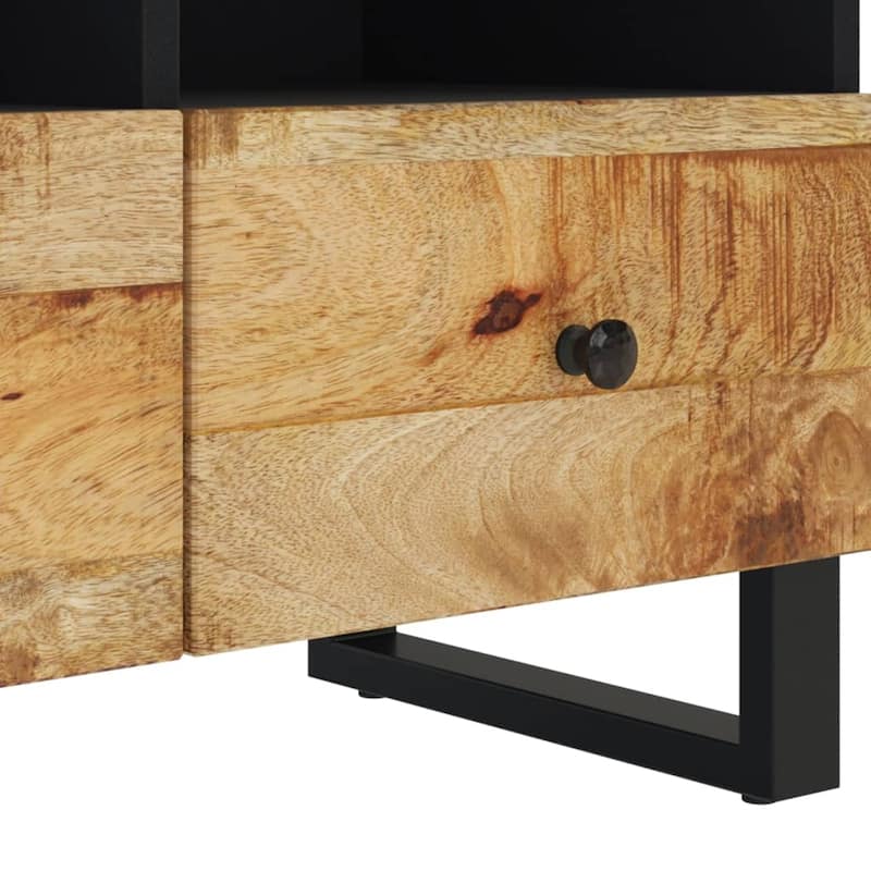 vidaXL TV Stand 27.6"x13"x18.1" Solid Wood Mango