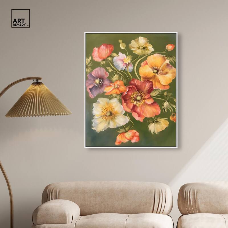 Twilight Tulips I Canvas by Art Remedy