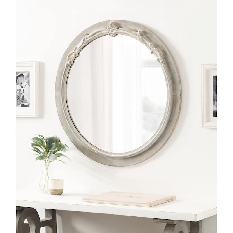 Kate and Laurel Irelyn Decorative Wall Mirror - 26" Diameter