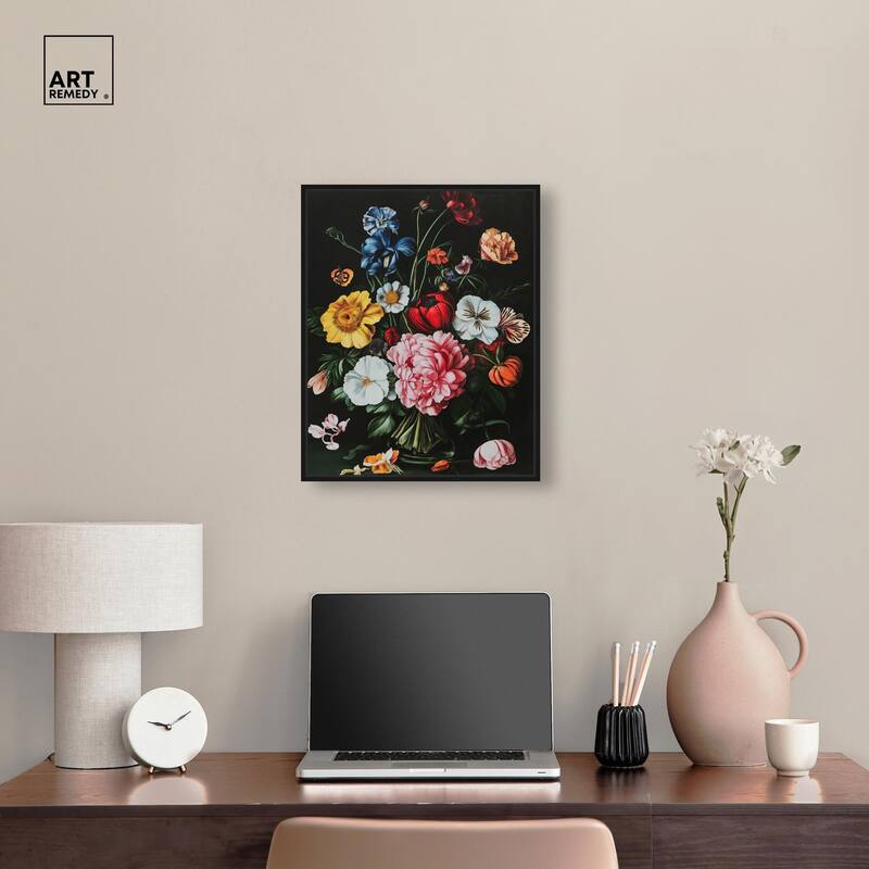 Violet Vignette I Canvas by Art Remedy