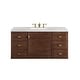 preview thumbnail 2 of 39, James Martin Vanities Amberly 48" Single Vanity, Mid-Century Walnut