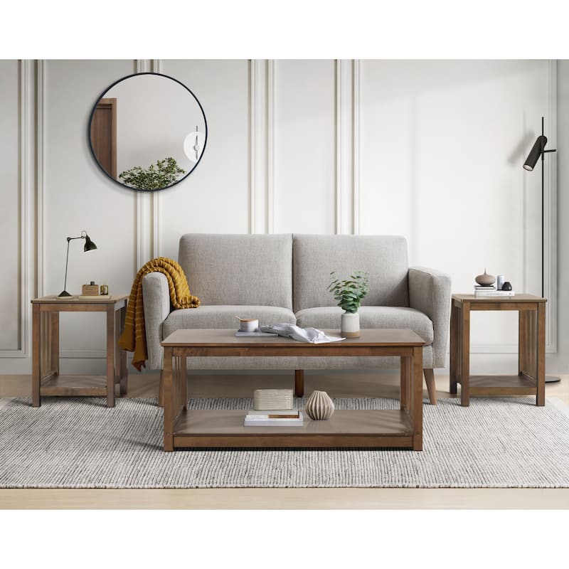 Ottawa 3 pieces Coffee Table Set - Brown