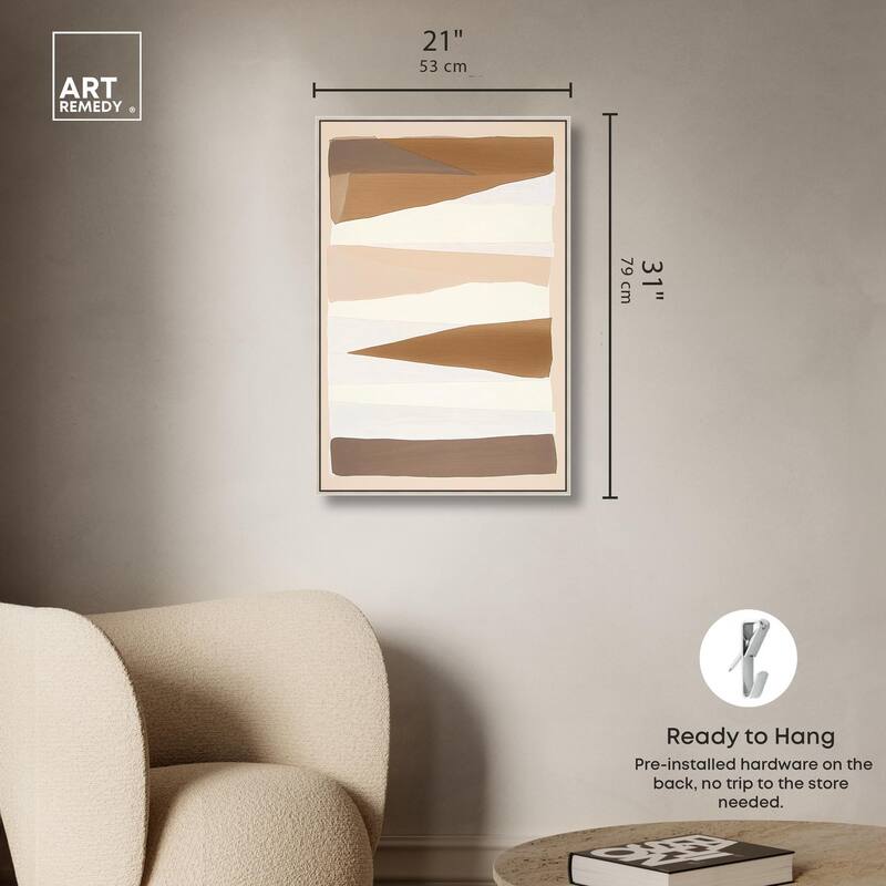 Linear Landscape II Canvas by Art Remedy