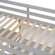 preview thumbnail 26 of 25, Twin Size Wooden Loft Bed with Shelves, Desk and Writing Board, White
