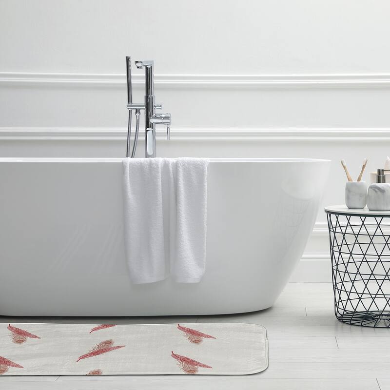 Feather Stripe Bathmat
