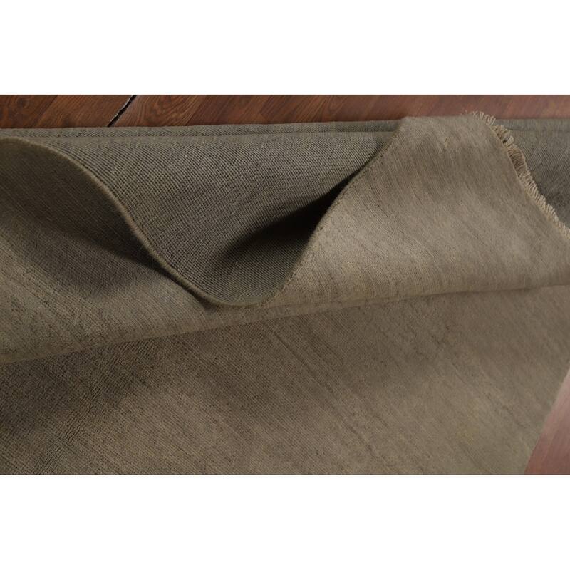 Beige & Gray Gabbeh Oriental Area Rug Handmade Wool Carpet - 5'5" x 7'11"